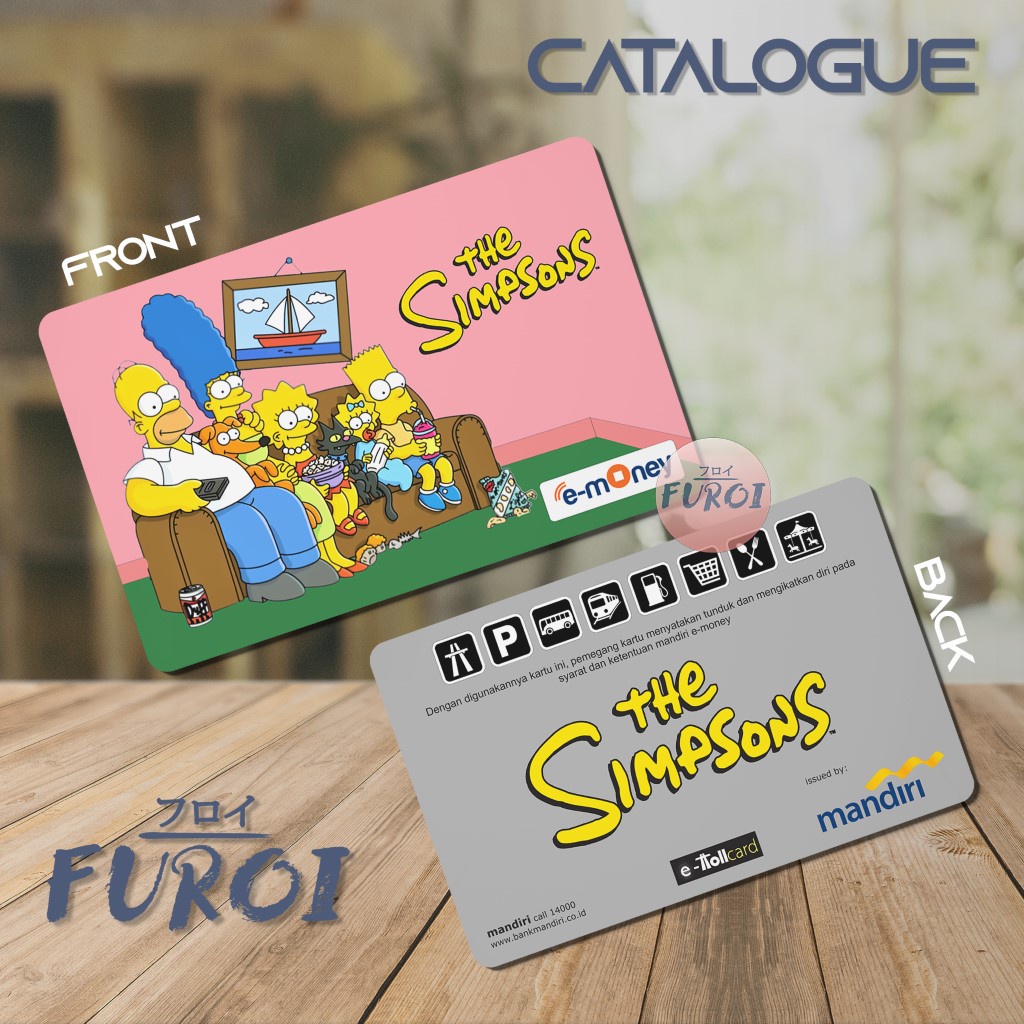 Custom Flazz BCA | Custom Emoney Mandiri | The Simpsons Seat