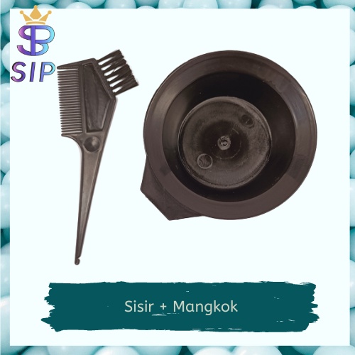 [SET] MANGKOK + SISIR SEMIR RAMBUT