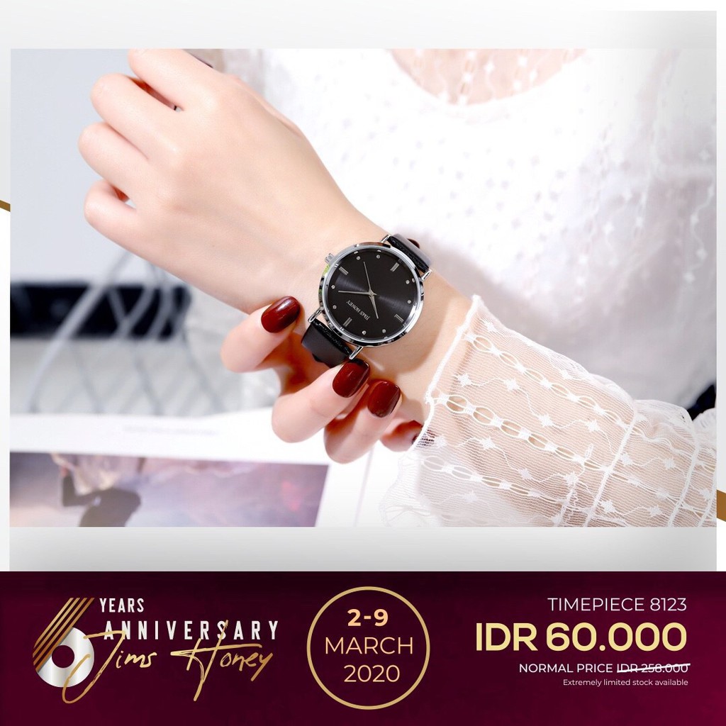 Jims Honey - Jam Tangan Wanita Kode 8123-4