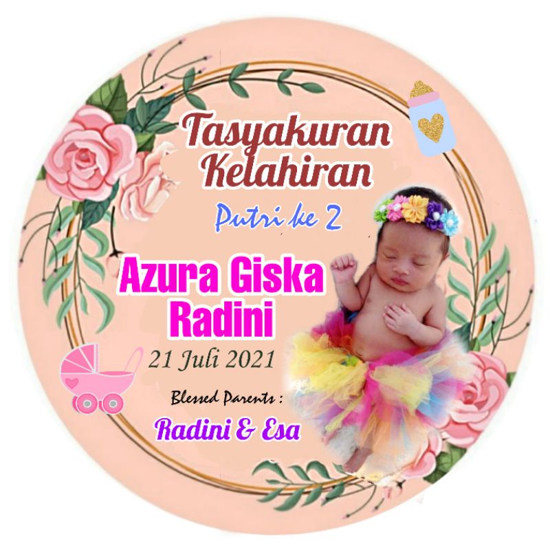 

STICKER TASYAKURAN KELAHIRAN ANAK