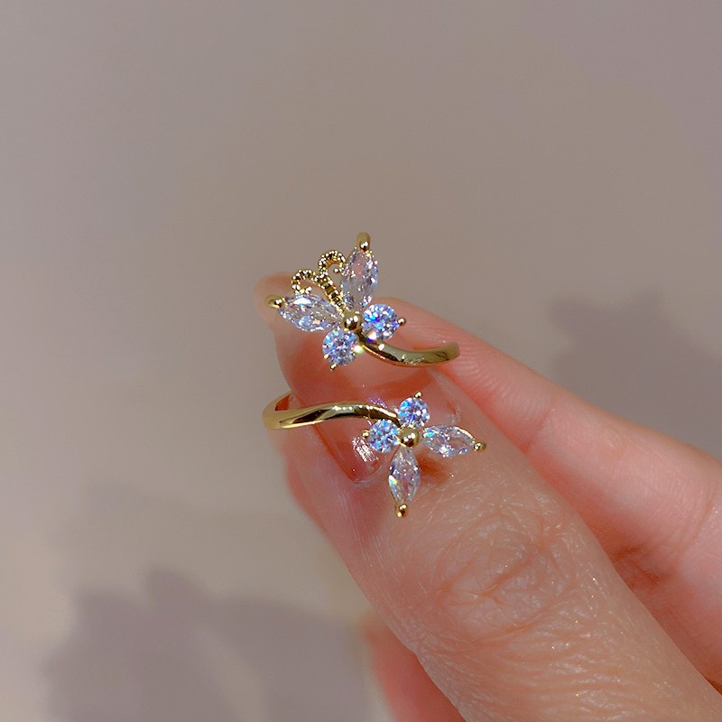 Cincin butterfly Gaya Perancis