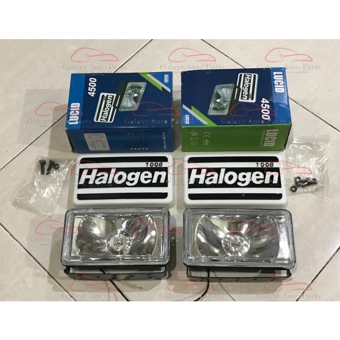 Foglamp lampu kabut kotak universal panther putih kuning