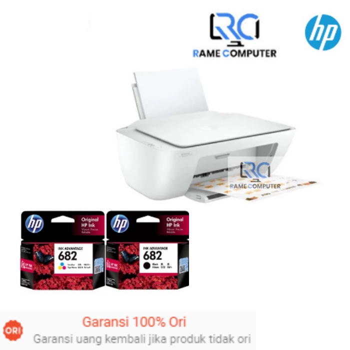 HP Deskjet Ink Advantage 2336 All In One BUNDLING 680 Black &amp; Color - GARANSI RESMI &amp; 100% ORIGINAL