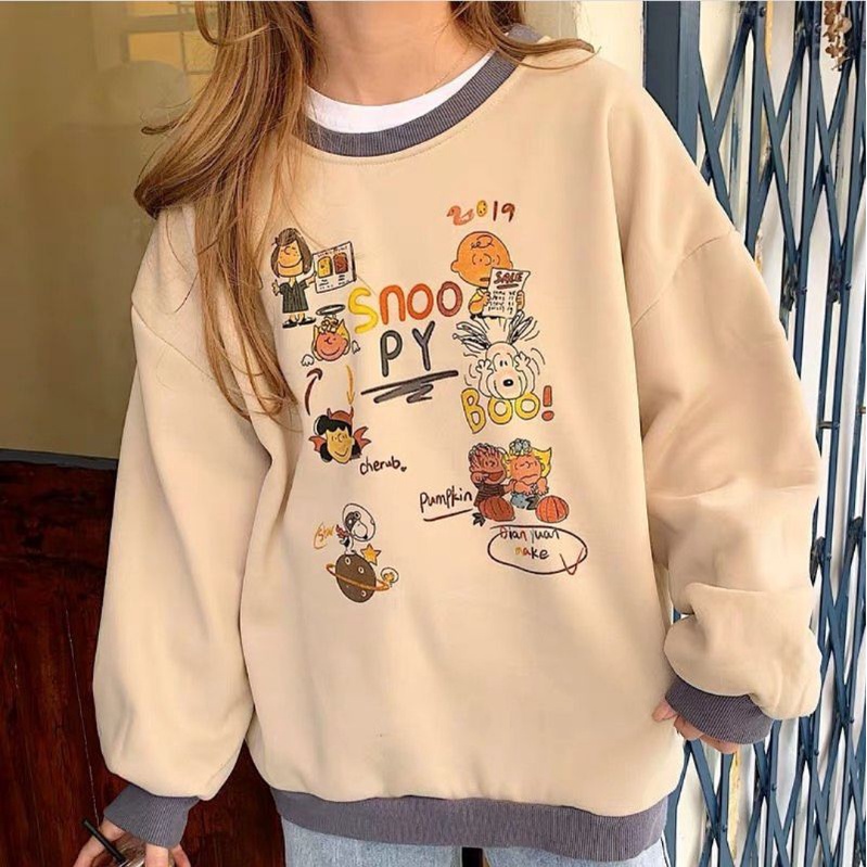 4539 SNOOPY Sweater Wanita | Sweater Wanita Korean Style