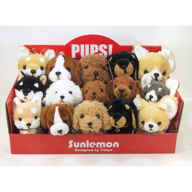 pabrik branded sunlemon puppy small pug papillion bichon corgi chihuahua boneka doggy kecil lucu mai
