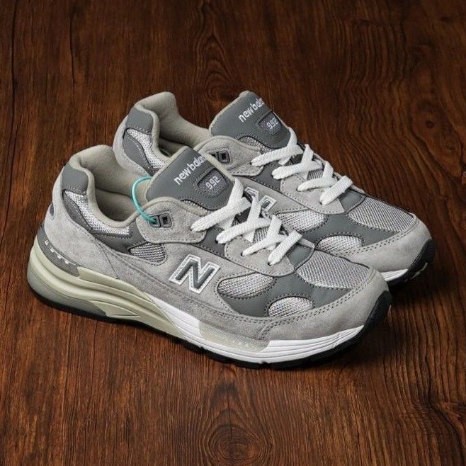 sepatu sneakers pria nb M992 grey M992GR premium import bnib