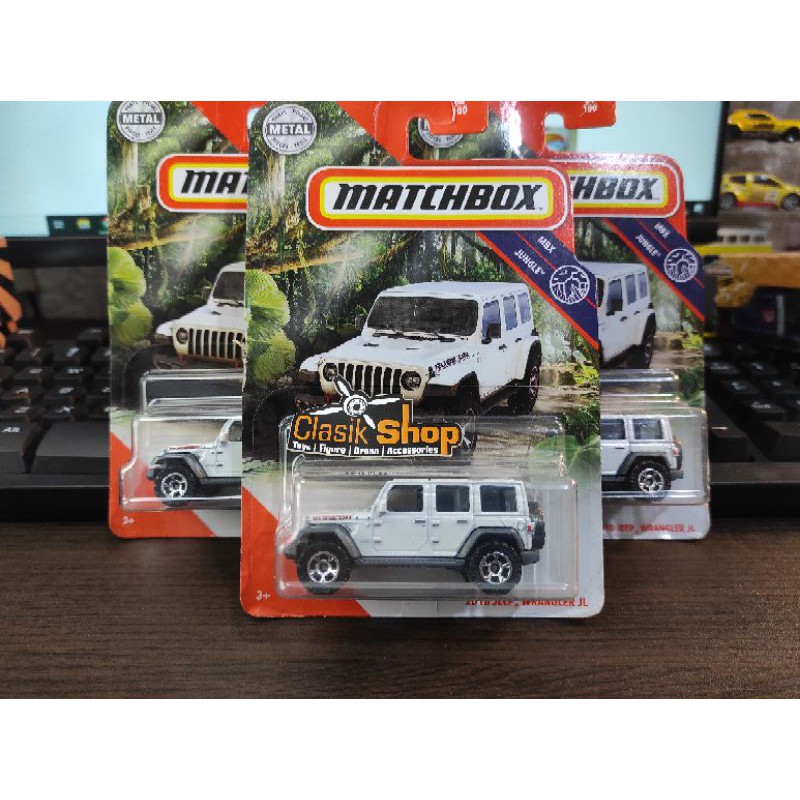 Matchbox 2018 Jeep Wrangler JL Putih