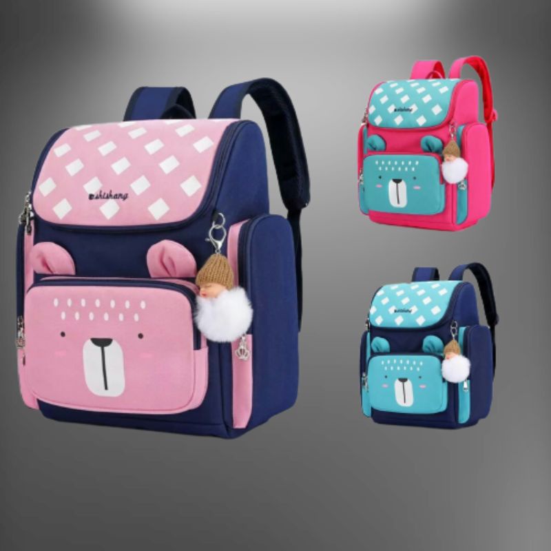 BLDR_Tas Anak Sekolah Perempuan Dan Laki laki Simple Tk Sd Ransel Backpack Cowok Cewek Imbort