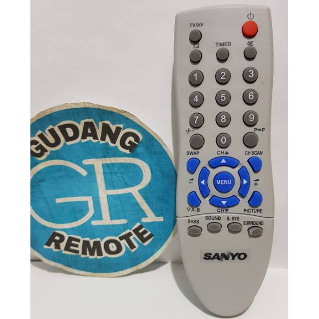 Remote remot TV Sanyo Tabung