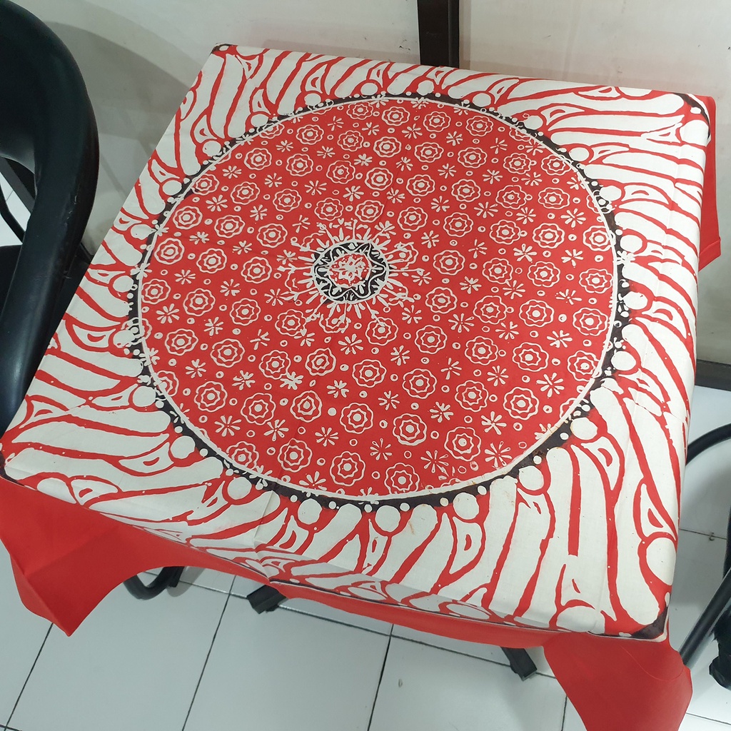 Taplak Meja Kotak / Taplak Meja Sekolah / Taplak Meja Kantor  110 x 110 cm