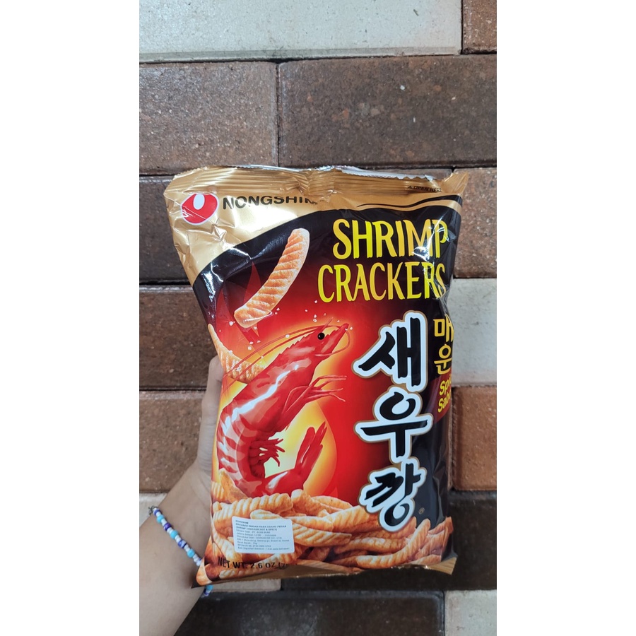 

- NONGSHIM SHRIMP CRACKER HOT 75G