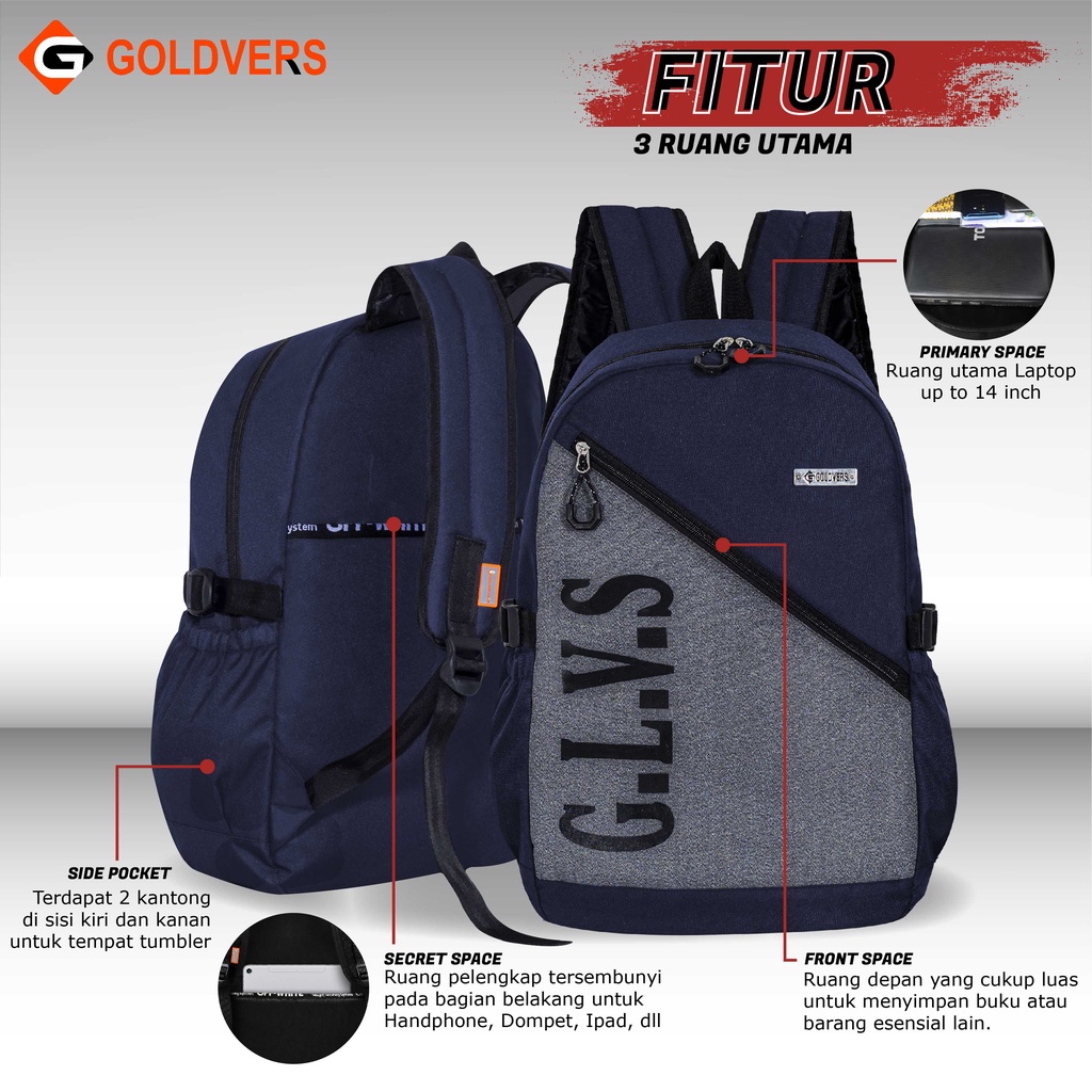 Tas Ransel Sekolah Anak Laki-Laki Perempuan Backpack Original Tas Laptop 14inch - Distributor Tas