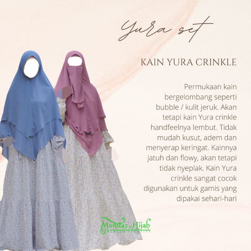 YURA SET By Mumtaz Hijab (WAJIB KONFIRM)