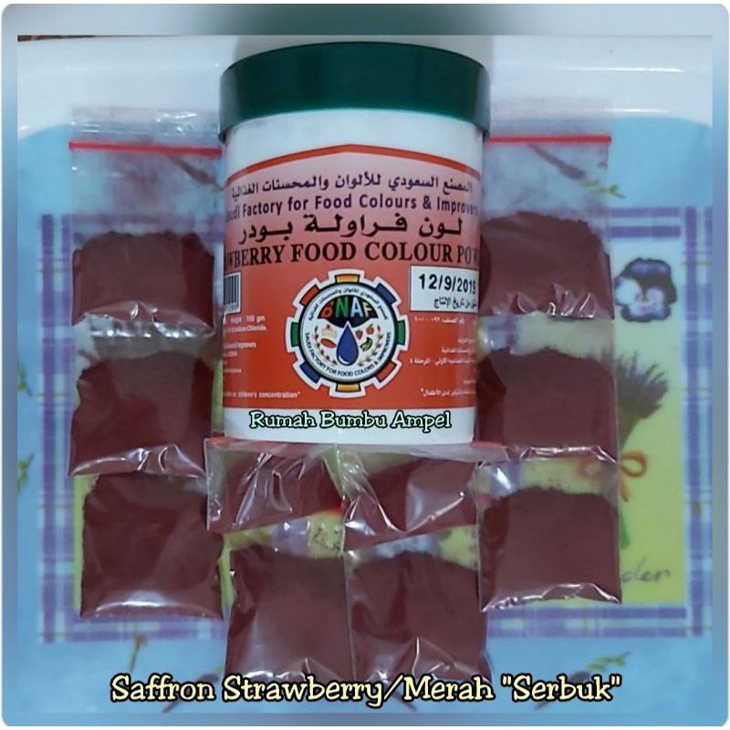 

saffron strawberry merah 20g ori aman