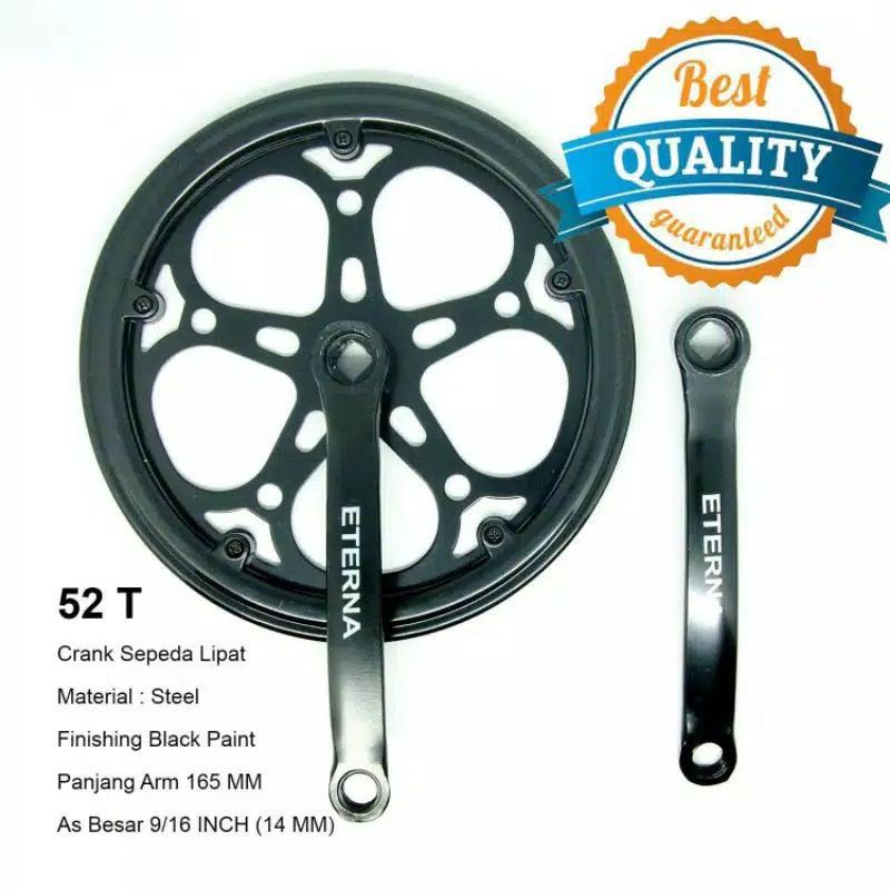 PIRINGAN SINGLE CRANK ETERNA 52T