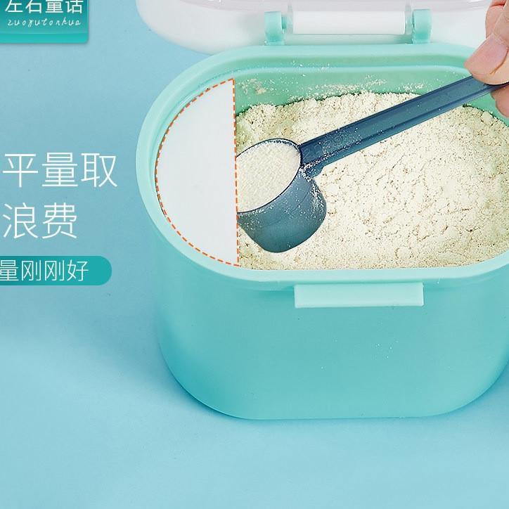 [Terkeren Se-RI] [1Kg=4Pcs] Kotak Wadah Susu Bubuk Bayi Portabel dengan Model Kompartemen dan Ukuran