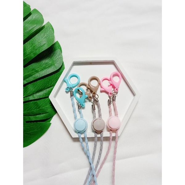 strap masker 2in1 - strap masker - strap masker hijab - strap masker simpel rainbow - strap masker h