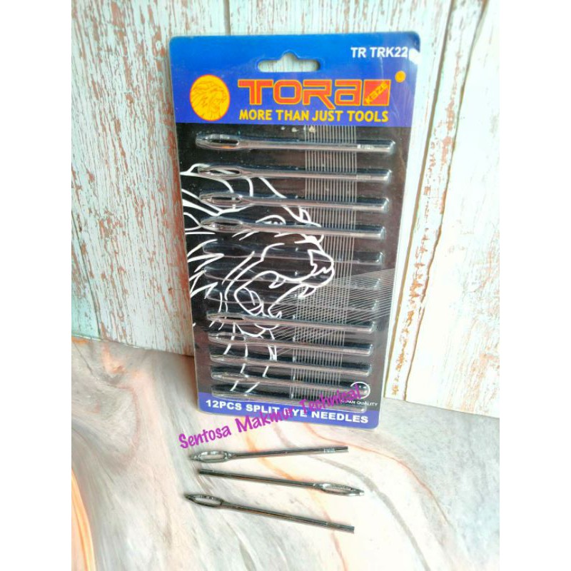 TORA Jarum Mata Tambal Ban Tubles Tubeless Split Eye Needle