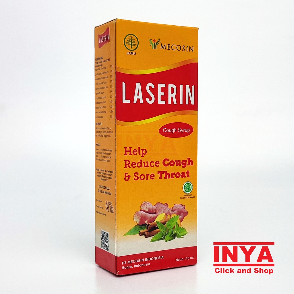 LASERIN COUGH SYRUP 110ml - Obat Batuk