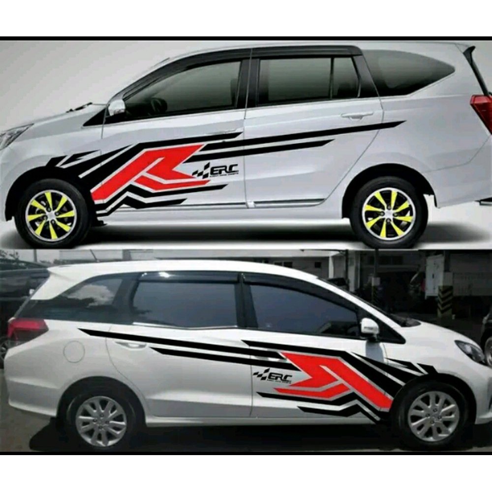 Cutting Sticker Striping Mobil Racing Simple Keren R TERLARIS Shopee Indonesia