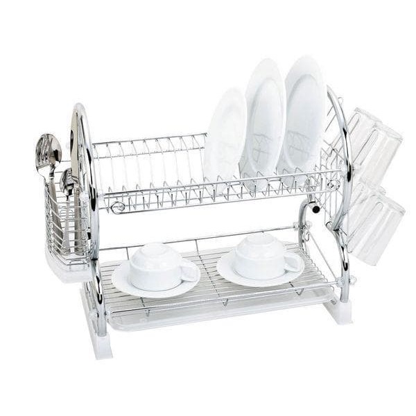 Rak Piring Stainless 2 Tingkat - Dish Rack 2 Layer