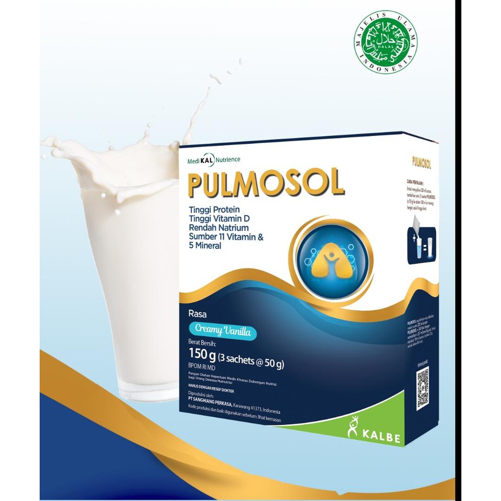 Pulmosol 150 GR  - Susu Nutrisi Kesehatan Pernapasan