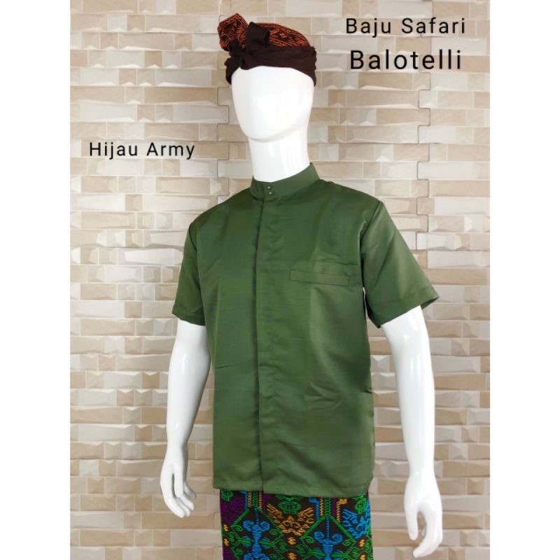 Baju Semi Safari Pria