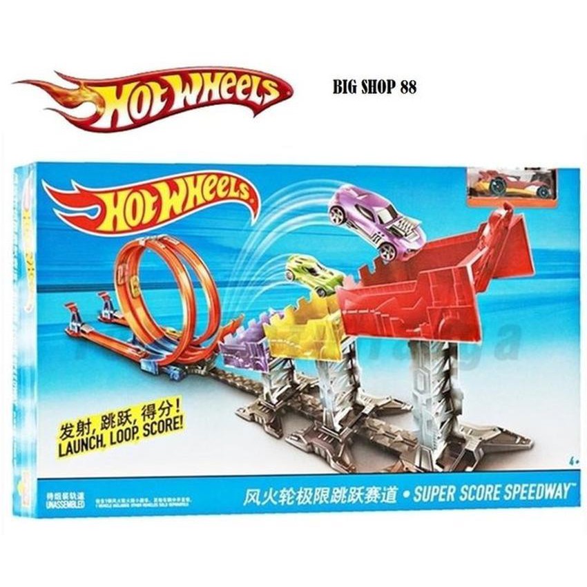 hot wheels launch loop score