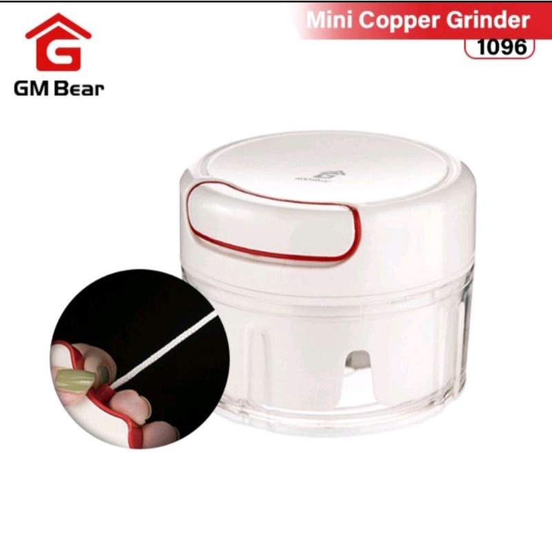 GM Bear Penggiling Bumbu Serbaguna-1096 Mini Speedy Chopper Grinder