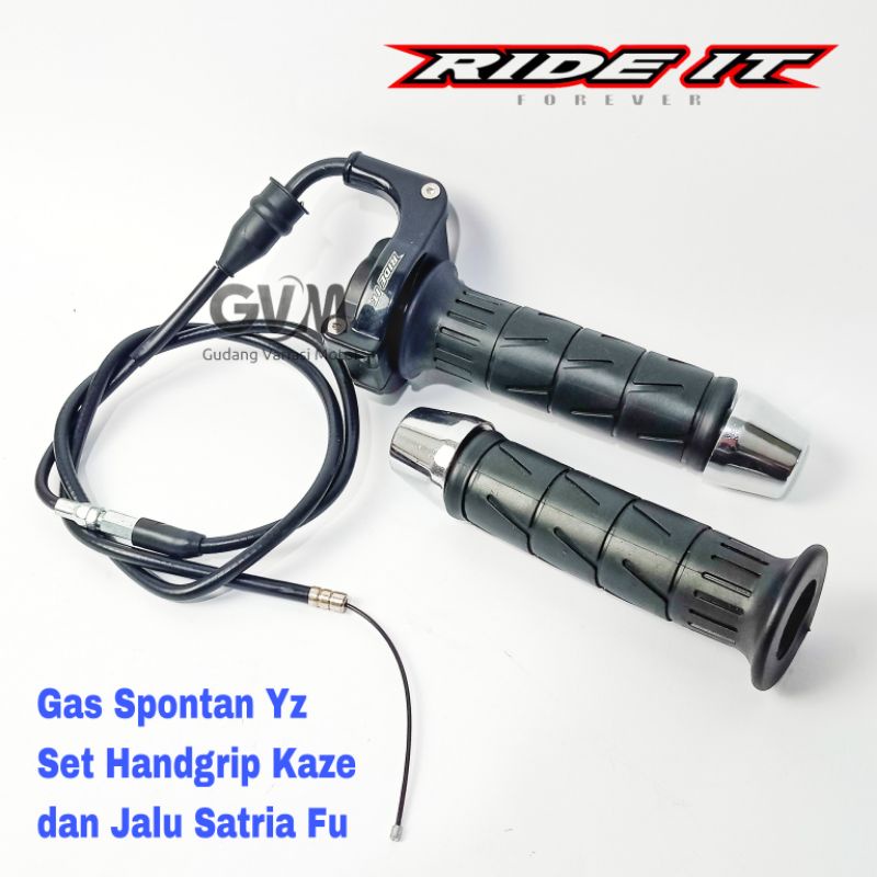 Gas Spontan Kontan Yz Set Handgrip Handfat Kaze Set Jalu Stang Stir Satria Fu