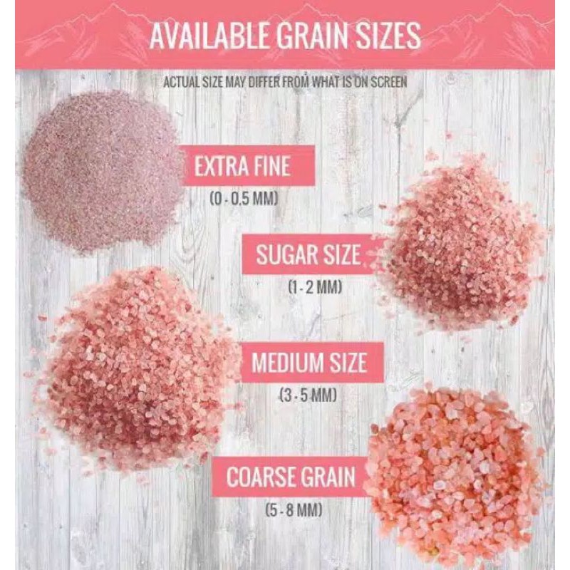 Garam Himalaya Kasar 1kg Himalayan Pink Salt Pure Coarse