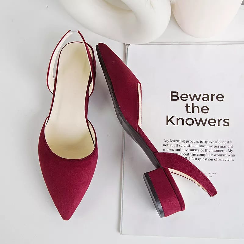 - Sendal Heels Simple Karet belakang SP 021