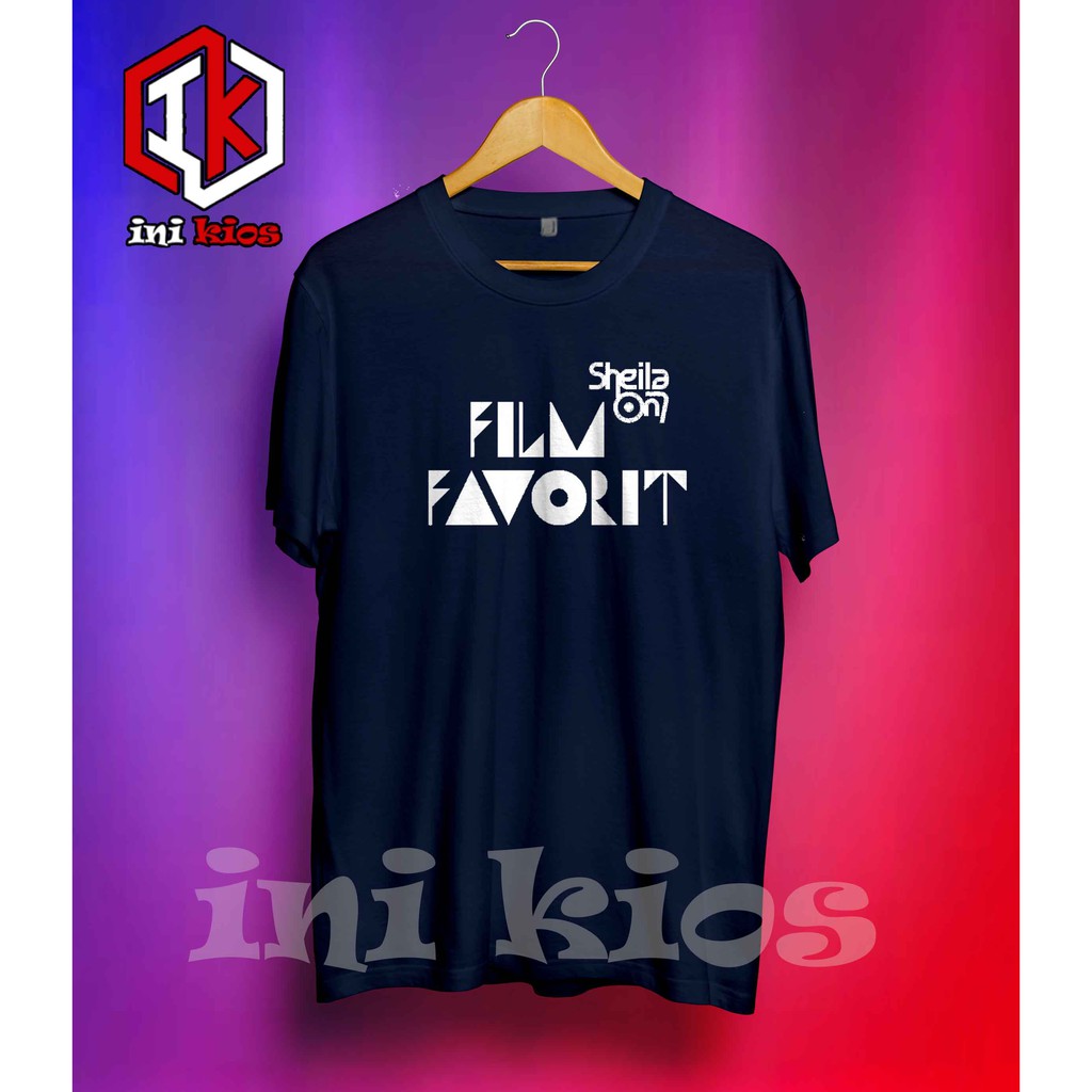 KEREN Baju Distro KAOS sheila on 7 film favorit Pria  Warung Kaos