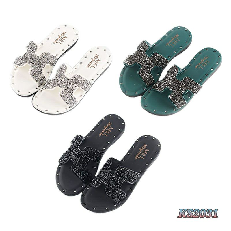 [SALE] SLOP SANDAL FLAT KS2031 IQ #Realstock