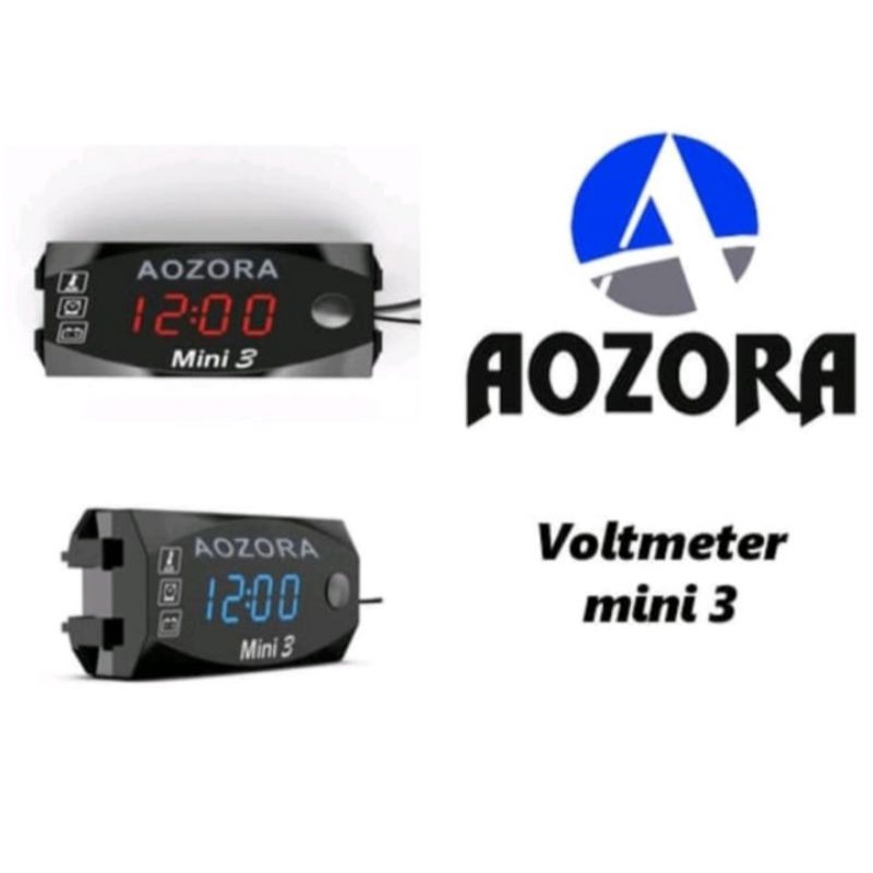 Voltmeter Volt Meter Accu Aki 3 in 1 Mini 3 12 Volt Universal Kualitas Terbaik