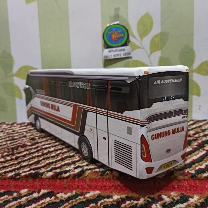 miniatur bus bis SR2 GUNUNG MULIA