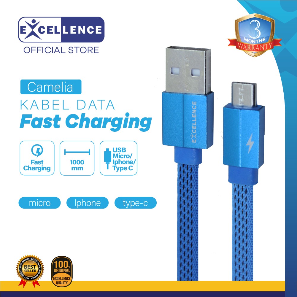 KABEL DATA TYPE-C EXCELLENCE QUICK CHARGING