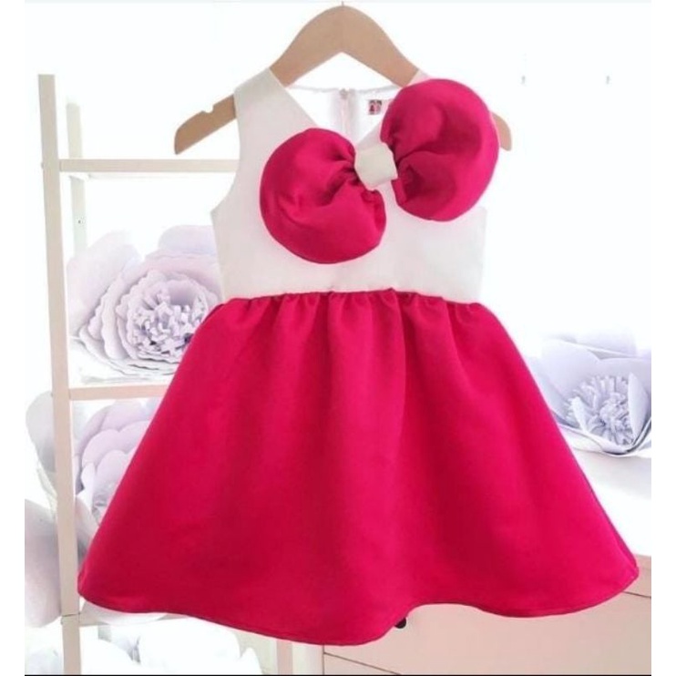 Dress Anak Kecil Perempuan Usia 1 2 3 4 5 Tahun Terbaru - Baju Dres Anak Cewek Cewek Lengan Panjang 