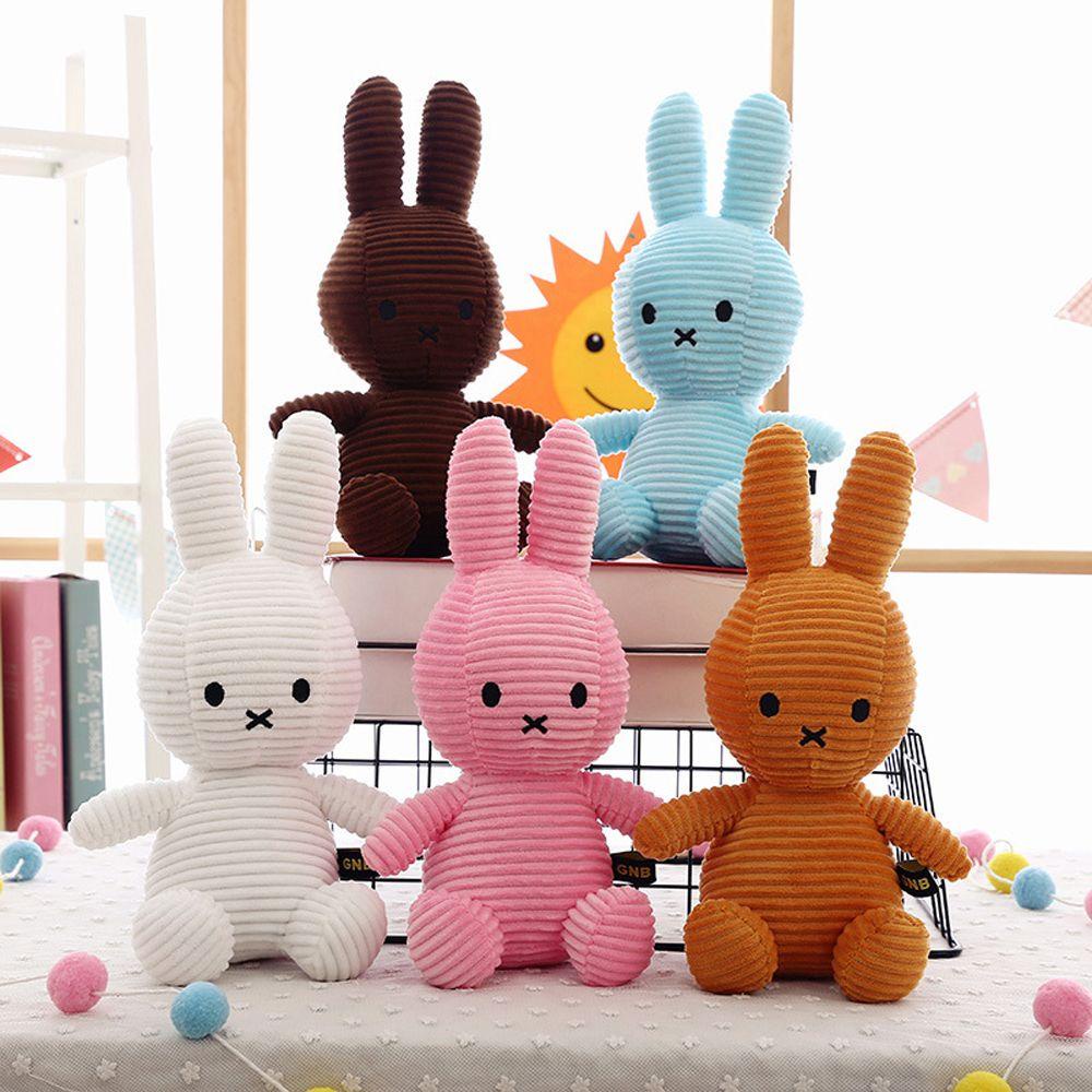 Lanfy Plush Bunny Doll Lucu Baby Animal Doll Tidur Punggung Bantal Masa Kini Mainan Empuk Mainan Boneka Kelinci Boneka Mainan