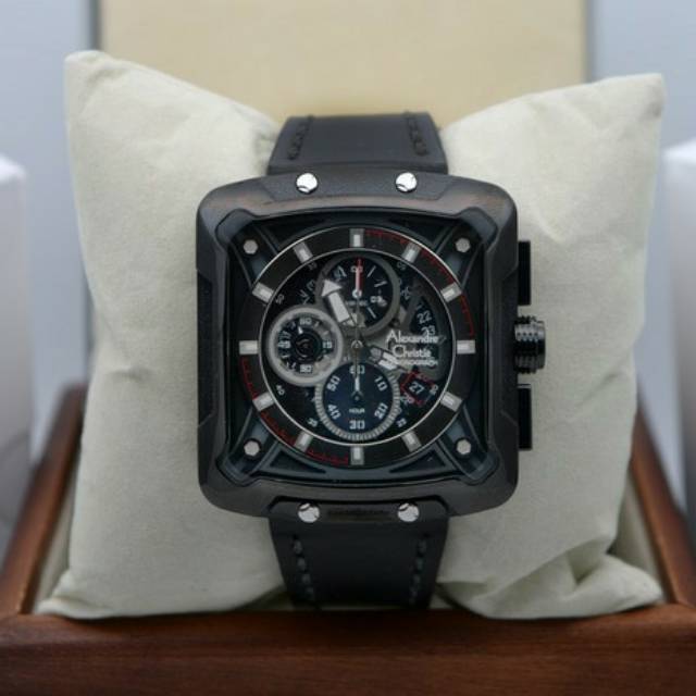 Jam Tangan Pria Alexandre Christie AC 3030 Black