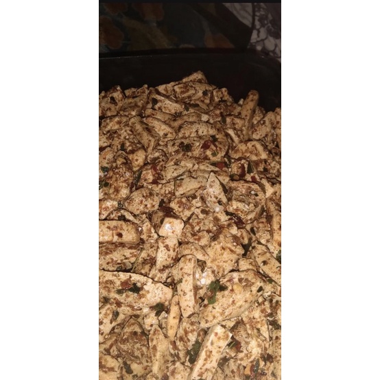 

Basreng dan sotong extra pedas daun jeruk