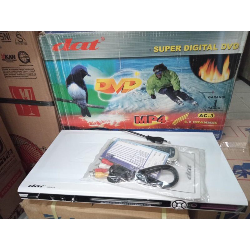 DVD PLAYER DAT 4318 MP3 MPEG4 MP4 BARANG BARU STOK LAMA BUKAN BEKAS ORI MUSIK LAGU VIDEO FILM MOVIE