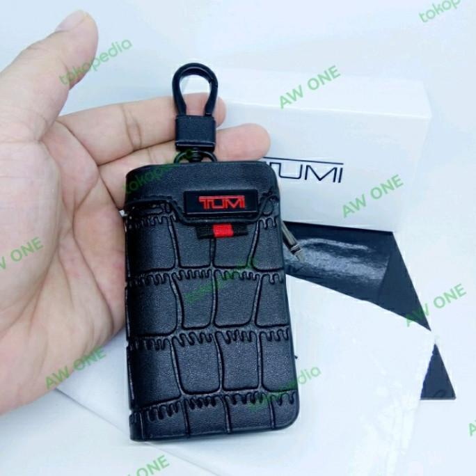 Gantungan Kunci/Dompet Stnk n Remote Tumi Premium Kulit asli