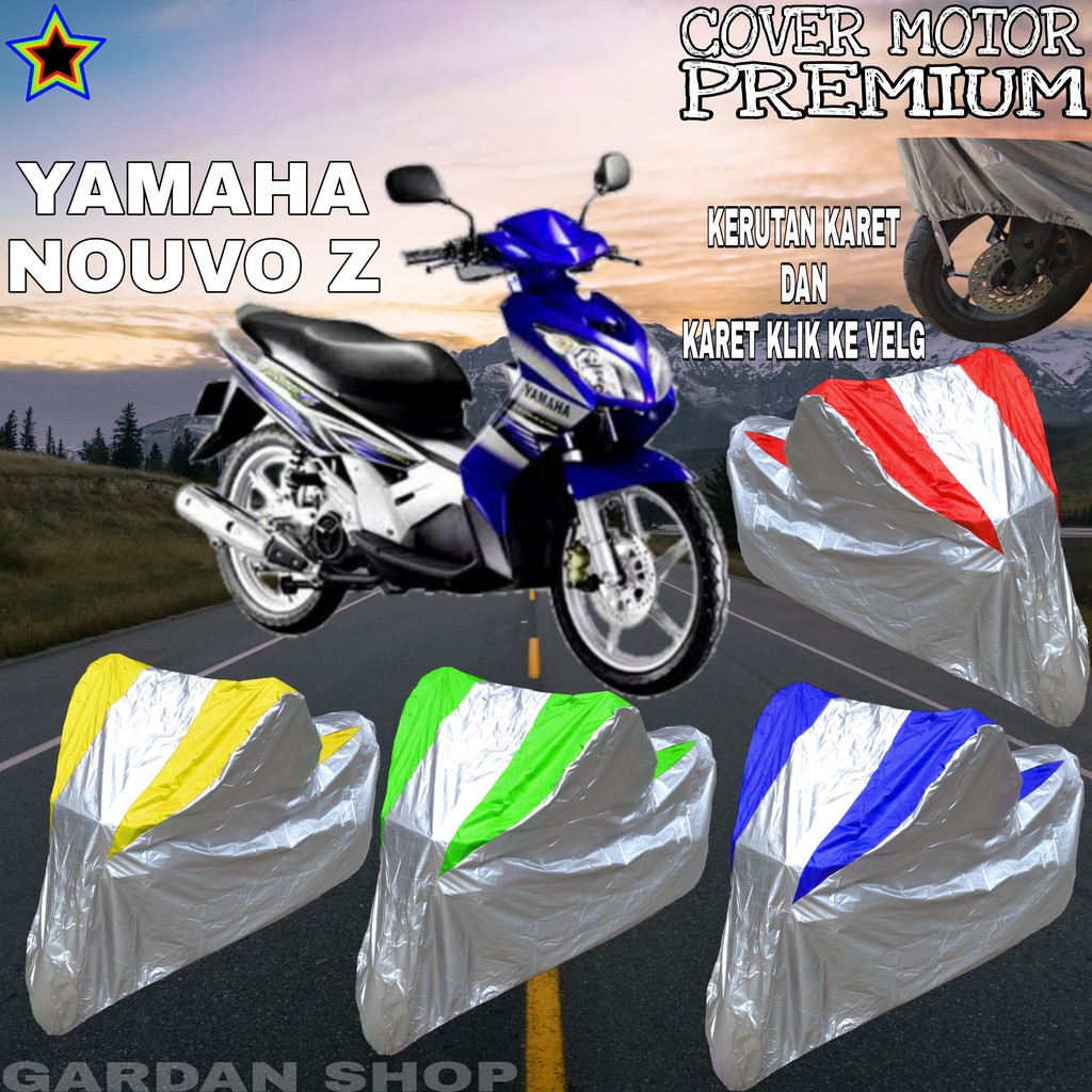 Sarung Motor YAMAHA NOUVO Z Silver KOMBINASI Body Cover Yamaha PREMIUM