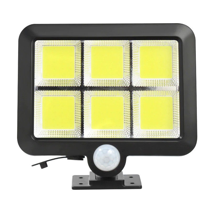 Lampu Hias/Lampu Solar Sensor Gerak Outdoor Waterproof COB 120 LED - Black