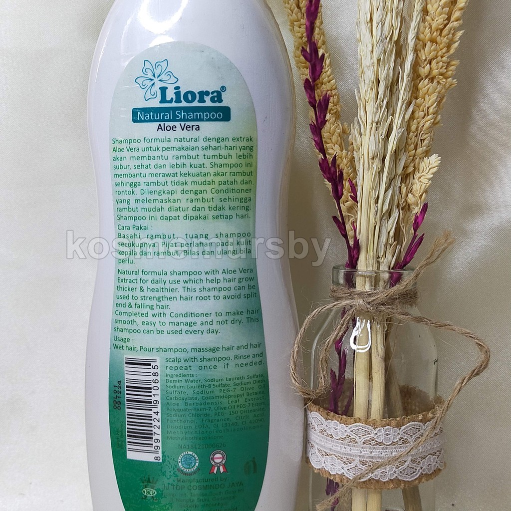 Shampo liora aloevera netto 600 ml