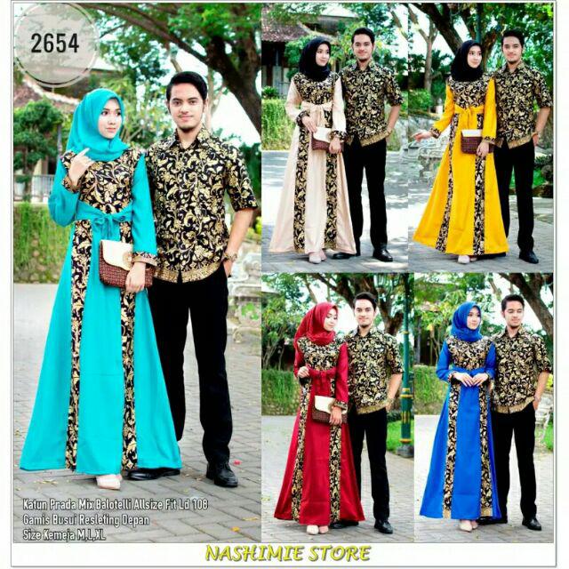 Baju Batik Baju Couple Batik Couple 2654 Fashion Batik _ Soegiharto.grosir