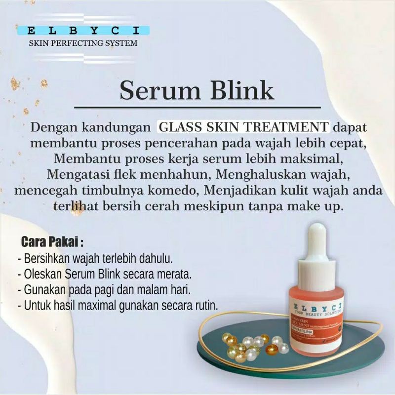 ELBYCI SERUM BLINK (SERUM KACA)