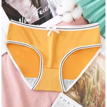 Brasay Celana Dalam Wanita Polos  Adem Anti Nyeplak Underwear Wanita Motif Pita Seamless 2021