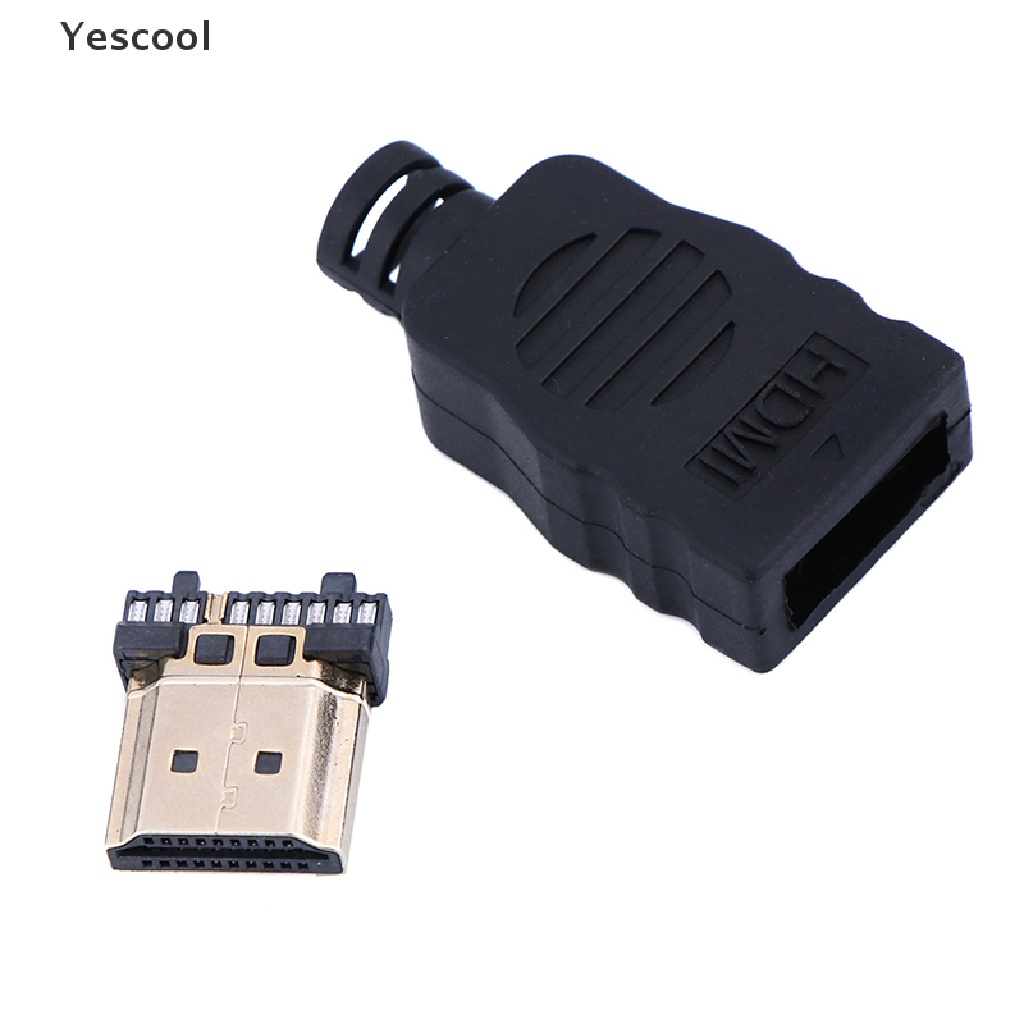 Yes Konektor Transfer Terminal HDMI Male Dengan Kotak Penyimpanan